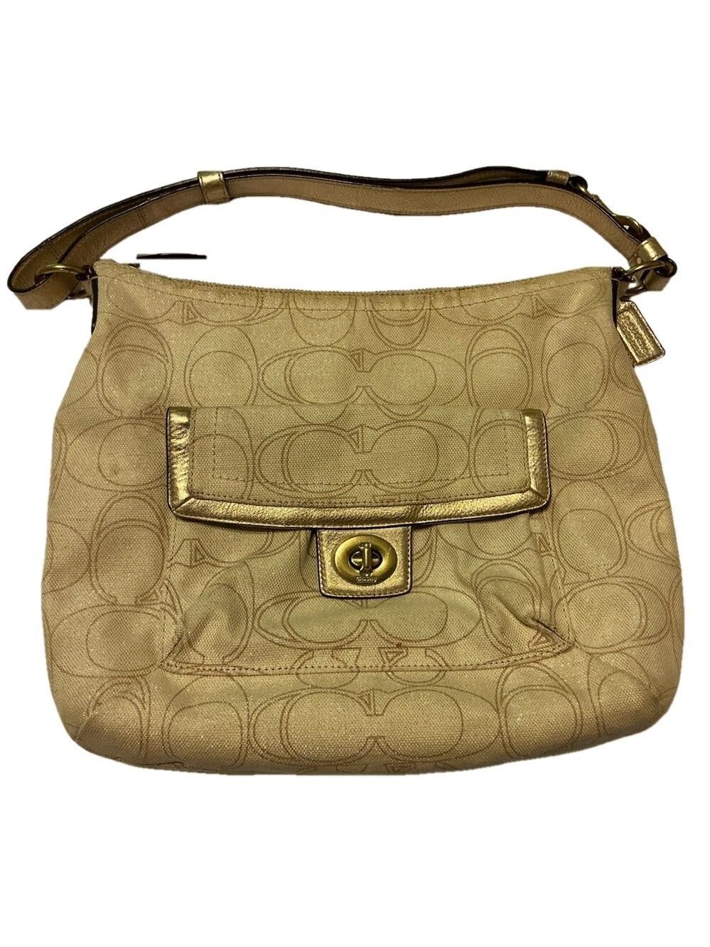 Gold Coach Women's Bag